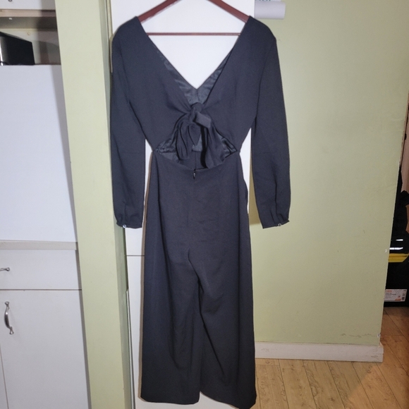 Aritzia Wilfred Écoulement Black Jumpsuit - Picture 3 of 7